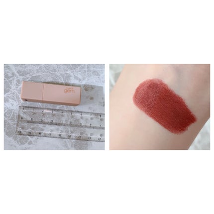 gemini lip stick(tint)/la peau de gem./口紅を使ったクチコミ(2枚目)