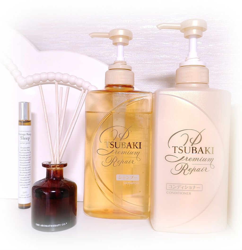 プレミアムリペア シャンプー／ヘアコンディショナー/TSUBAKI/市販シャンプーを使ったクチコミ（1枚目）