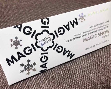MAGIC SNOW CREAM/APRILSKIN/フェイスクリームを使ったクチコミ(1枚目)