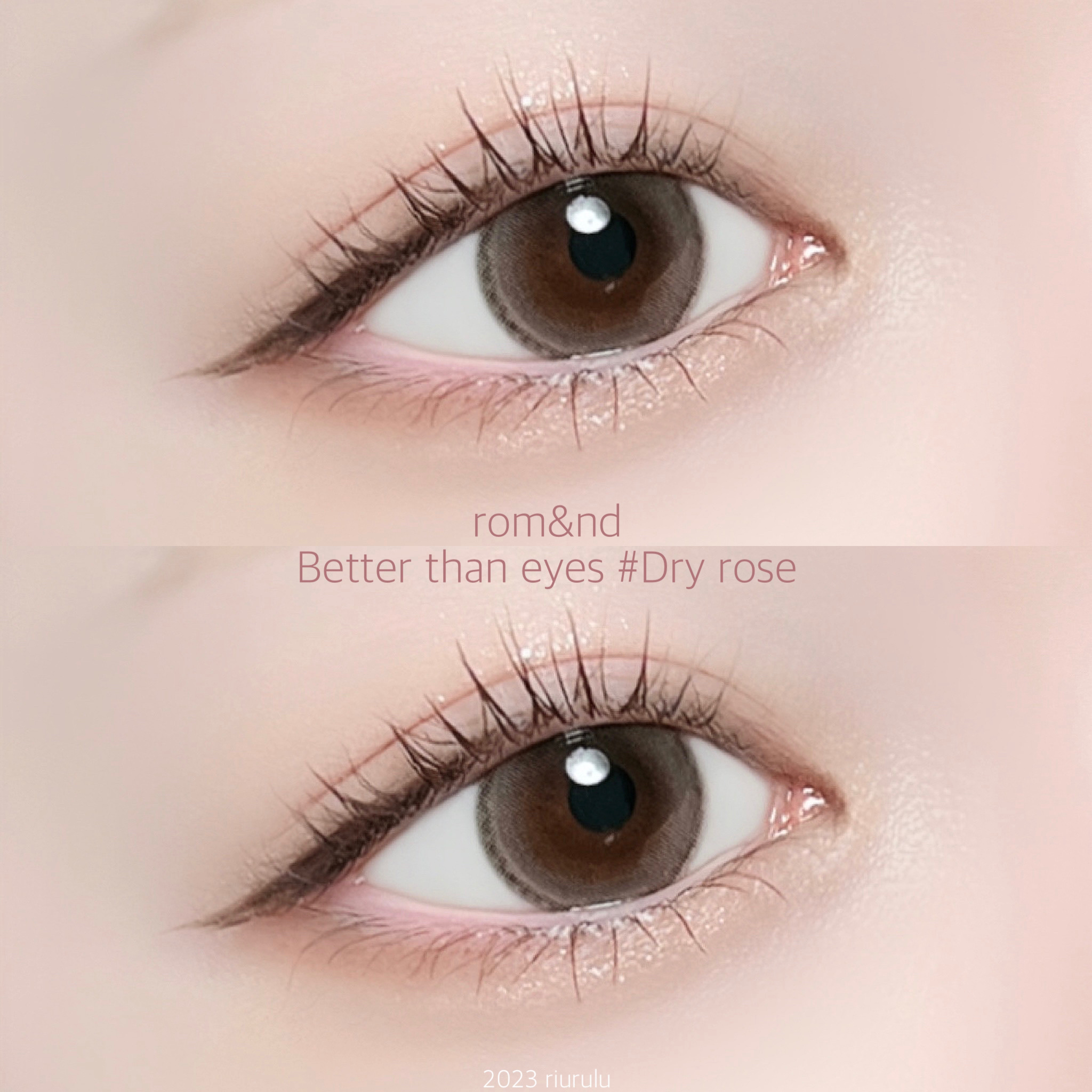 \ 大人っぽドライローズメイク🥀𓈒𓏸 /


◾︎ rom&nd
Better than eyes / Dry rose
(Qoo10公式価格) ¥1,569


──────────────────


rom&ndのアイシャドウは