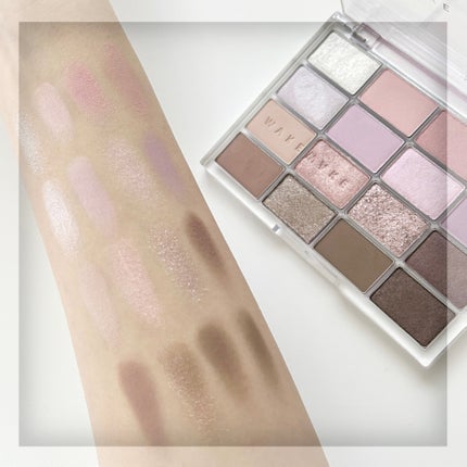 ソフトブラーリングアイパレット/wakemake/アイシャドウパレットを使ったクチコミ(3枚目)