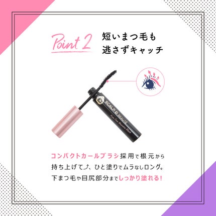 スカルプD ボーテ ピュアフリーマスカラ(ロング)/アンファー(スカルプD)/マスカラを使ったクチコミ(3枚目)