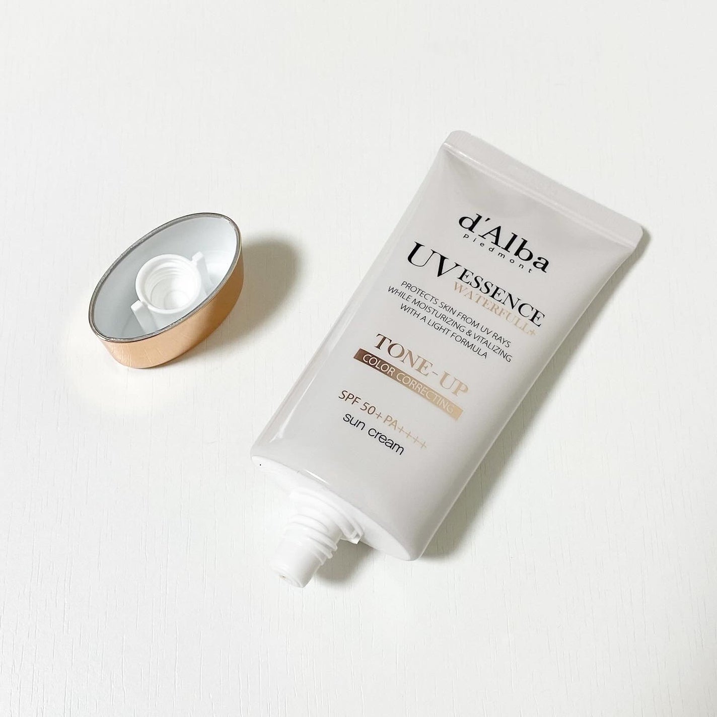 ウォータフルトーンアップサンクリーム/ダルバ/日焼け止めクリームを使ったクチコミ(2枚目)