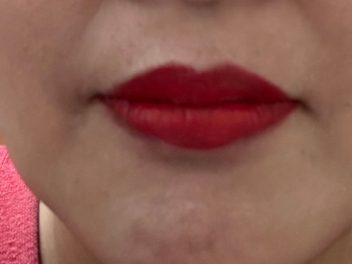 口紅 ラスティング タイプ/ちふれ/口紅を使ったクチコミ(4枚目)