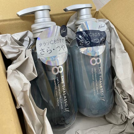 エイトザタラソ ユー CBD&リフレッシング クレンズ 美容液シャンプー/CBD&バランシング ダメージリペア 美容液ヘアトリートメント/エイトザタラソ/市販シャンプーを使ったクチコミ(1枚目)