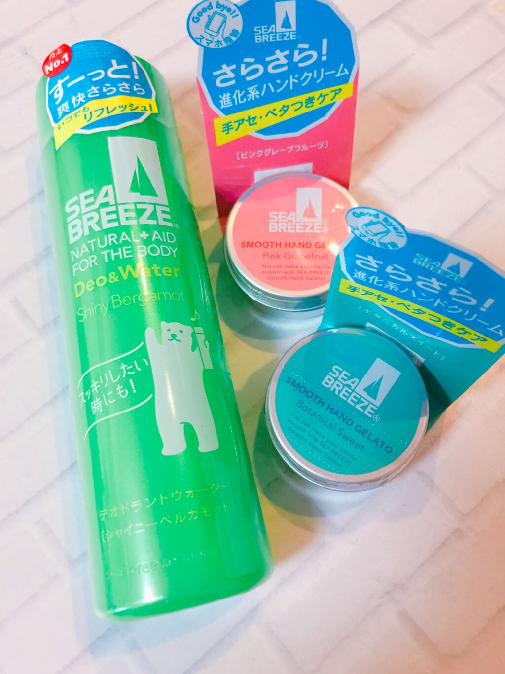 スムースハンドジェラート (ボタニカルスイート)/シーブリーズ/ハンドクリームを使ったクチコミ(1枚目)