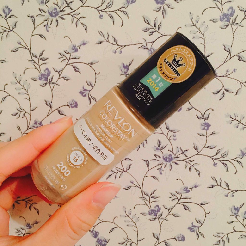 カラーステイ メイクアップ 200/REVLON/リキッドファンデーションを使ったクチコミ（1枚目）