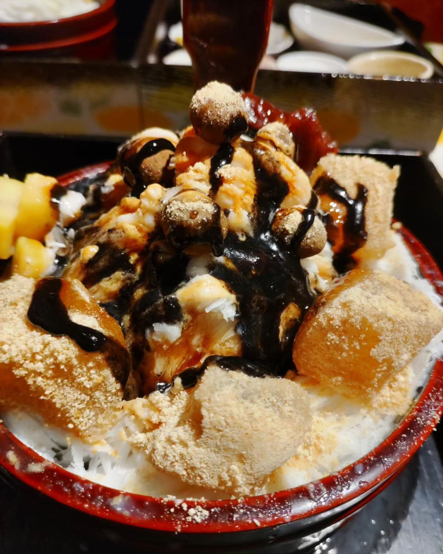 ひろちゃん on LIPS 「雪姫氷渋谷にあるお重のかき氷🟩🟥🟨雪姫氷🟩🟥🟨お友達に誘われて..」(7枚目)