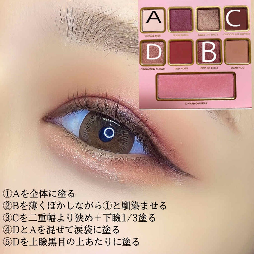 シナモン ベア メイクアップ コレクション/Too Faced/アイシャドウパレットを使ったクチコミ(4枚目)