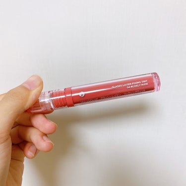 Glassy Layer Fixing Tint 04 #Lively Nude/lilybyred/口紅を使ったクチコミ（2枚目）