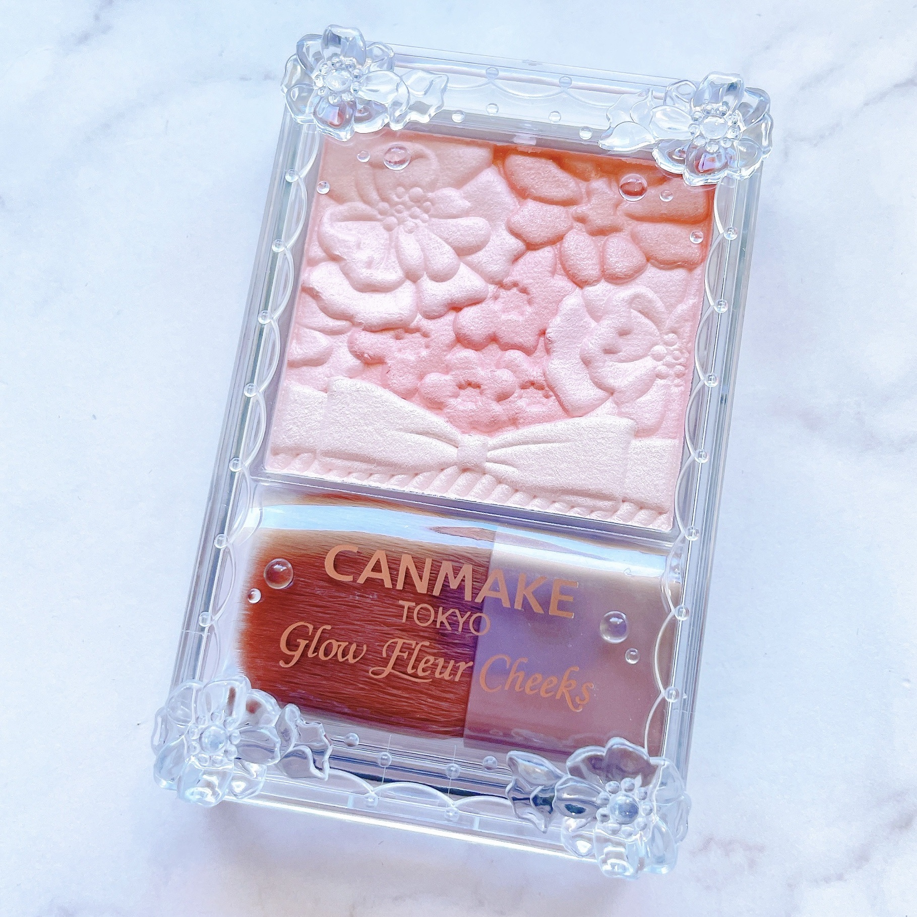 グロウフルールチークス/キャンメイク/パウダーチークを使ったクチコミ（3枚目）