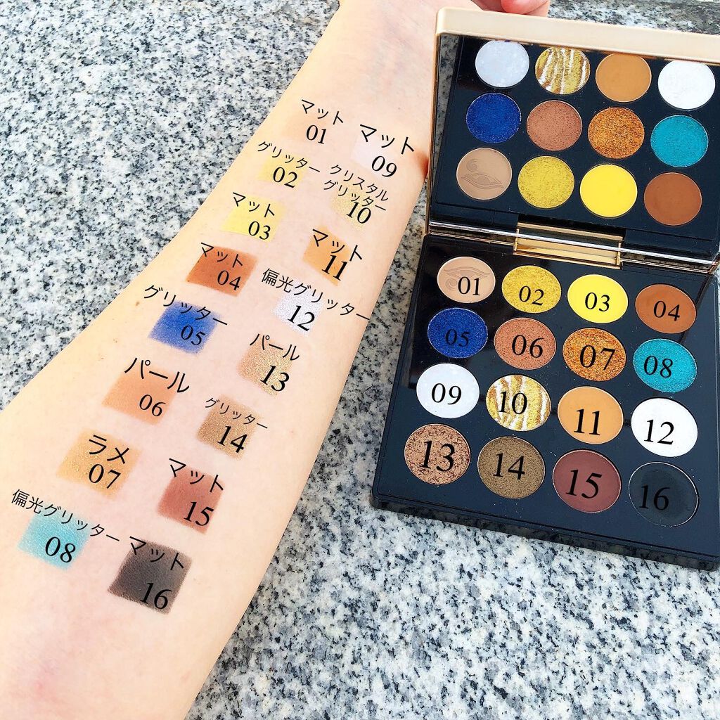 大英博物館 エジプトシリーズ アイシャドウパレット/ZEESEA/アイシャドウパレットを使ったクチコミ(2枚目)