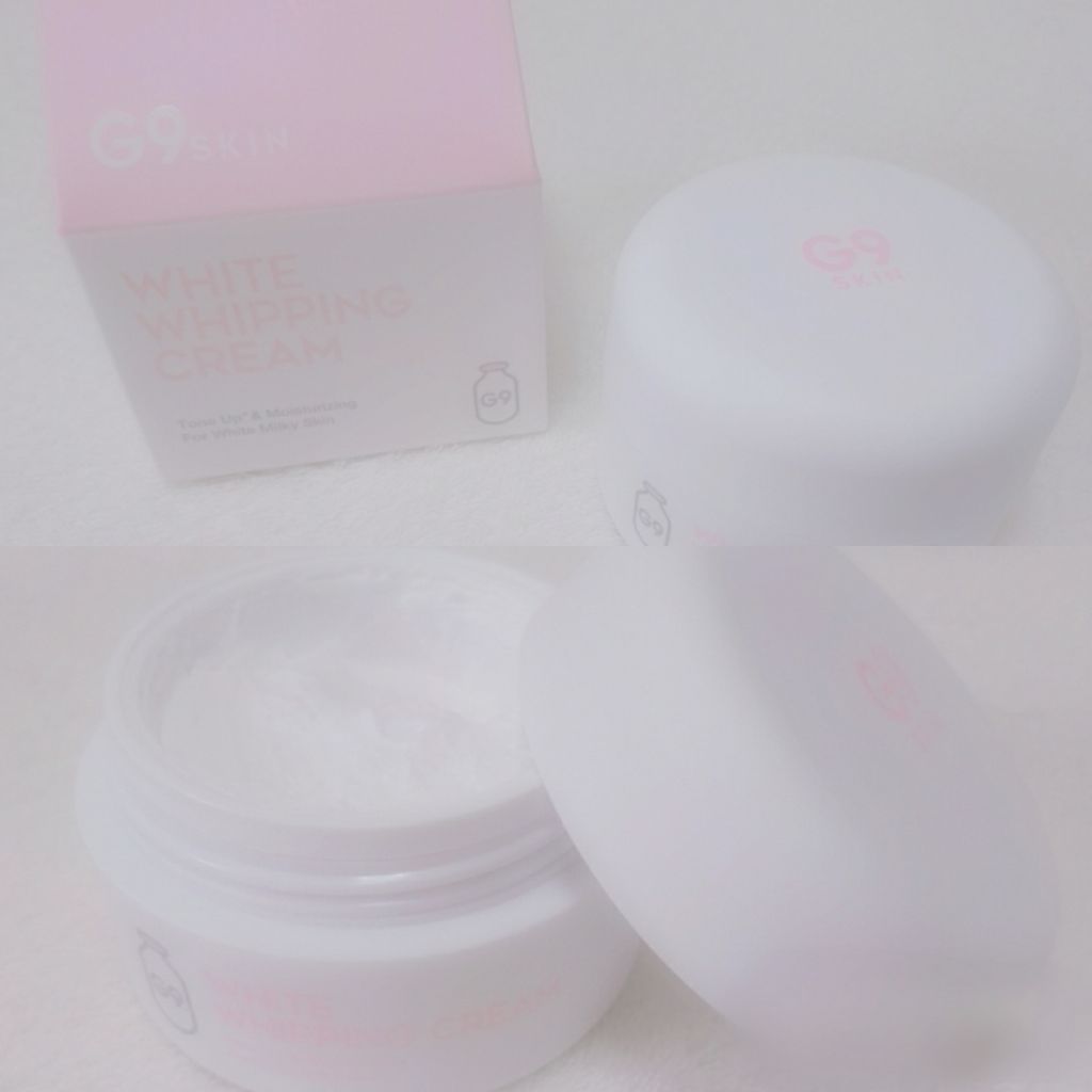 WHITE WHIPPING CREAM(ウユクリーム)/G9SKIN/化粧下地を使ったクチコミ(2枚目)