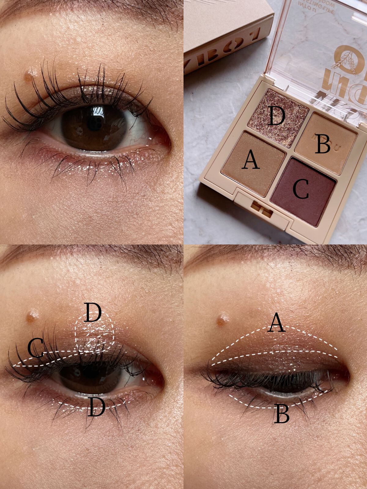 テイスティングライフアイシャドウパレット/INTO U/アイシャドウパレットを使ったクチコミ（3枚目）