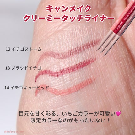 クリーミータッチライナー/キャンメイク/ジェルアイライナーを使ったクチコミ(2枚目)