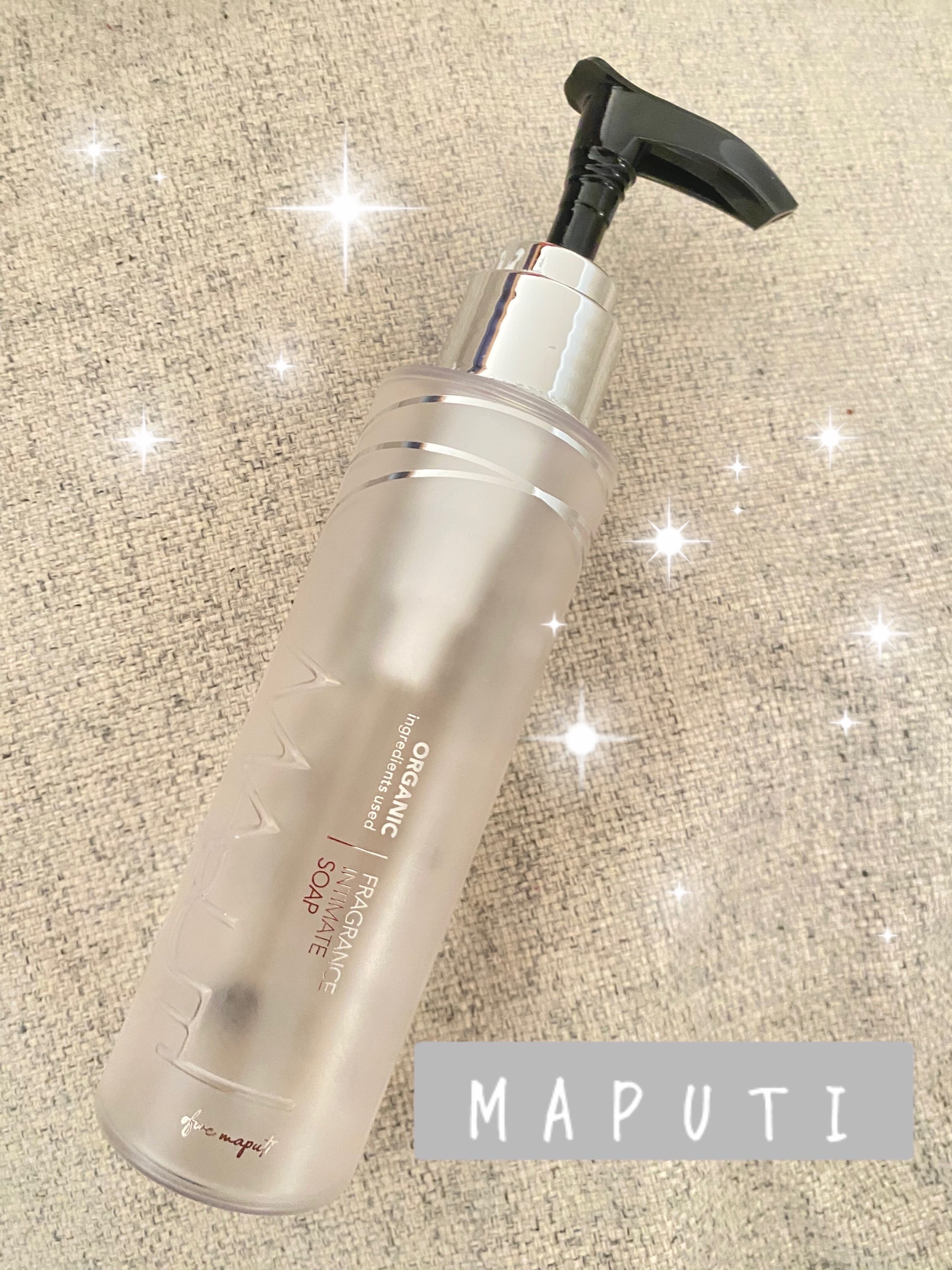 オーガニックフレグランスインティメイトソープ MAPUTI/MAPUTI/デリケートゾーンケアを使ったクチコミ（1枚目）