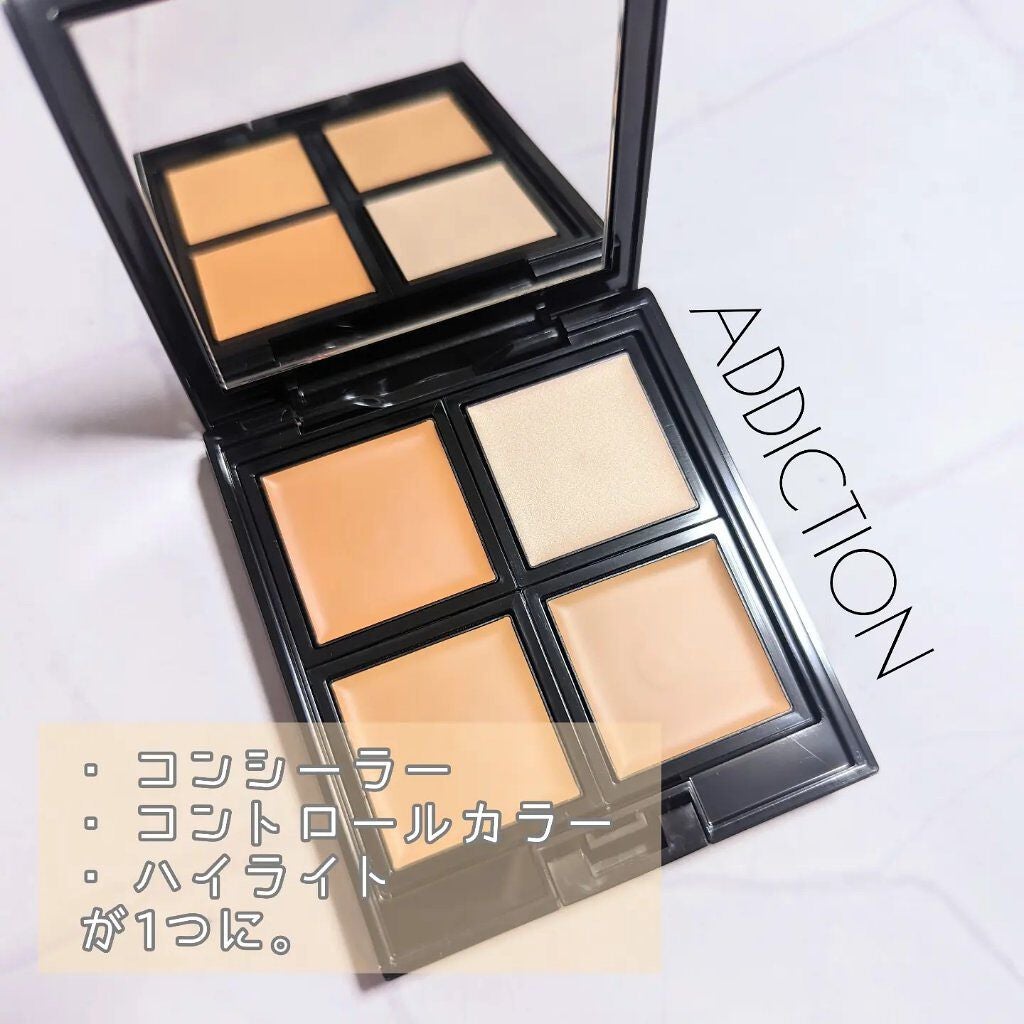 スキンリフレクト フレッシュ コンシーラー/ADDICTION/パレットコンシーラーを使ったクチコミ(1枚目)