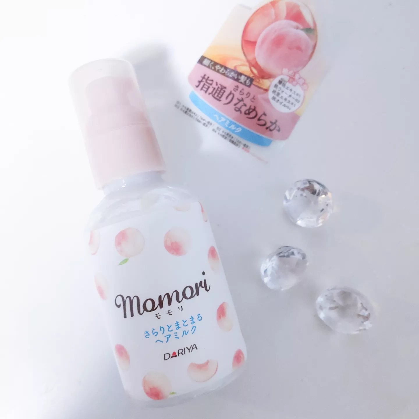 さらりとまとまるヘアミルク/モモリ/ヘアミルクを使ったクチコミ（3枚目）