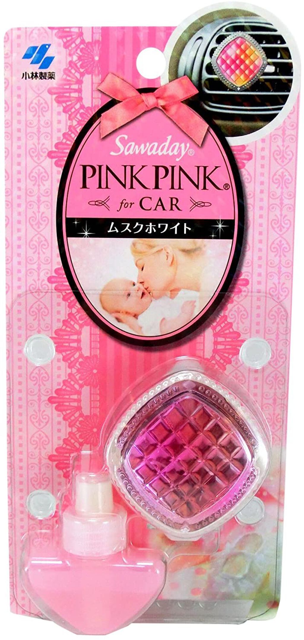 SawadayPINKPINKforCAR ムスクホワイト