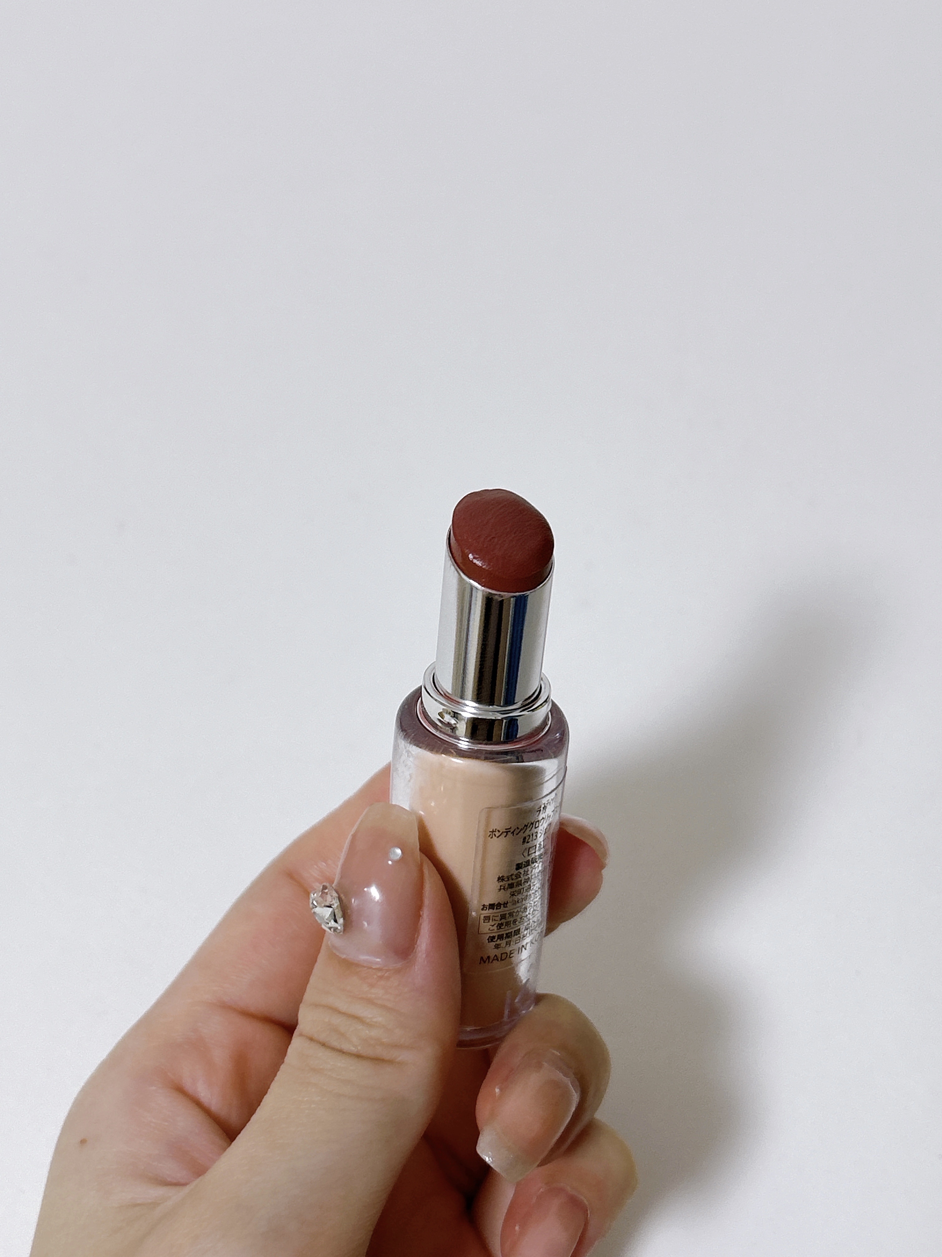 ボンディンググロウリップスティック/Laka/口紅を使ったクチコミ（3枚目）