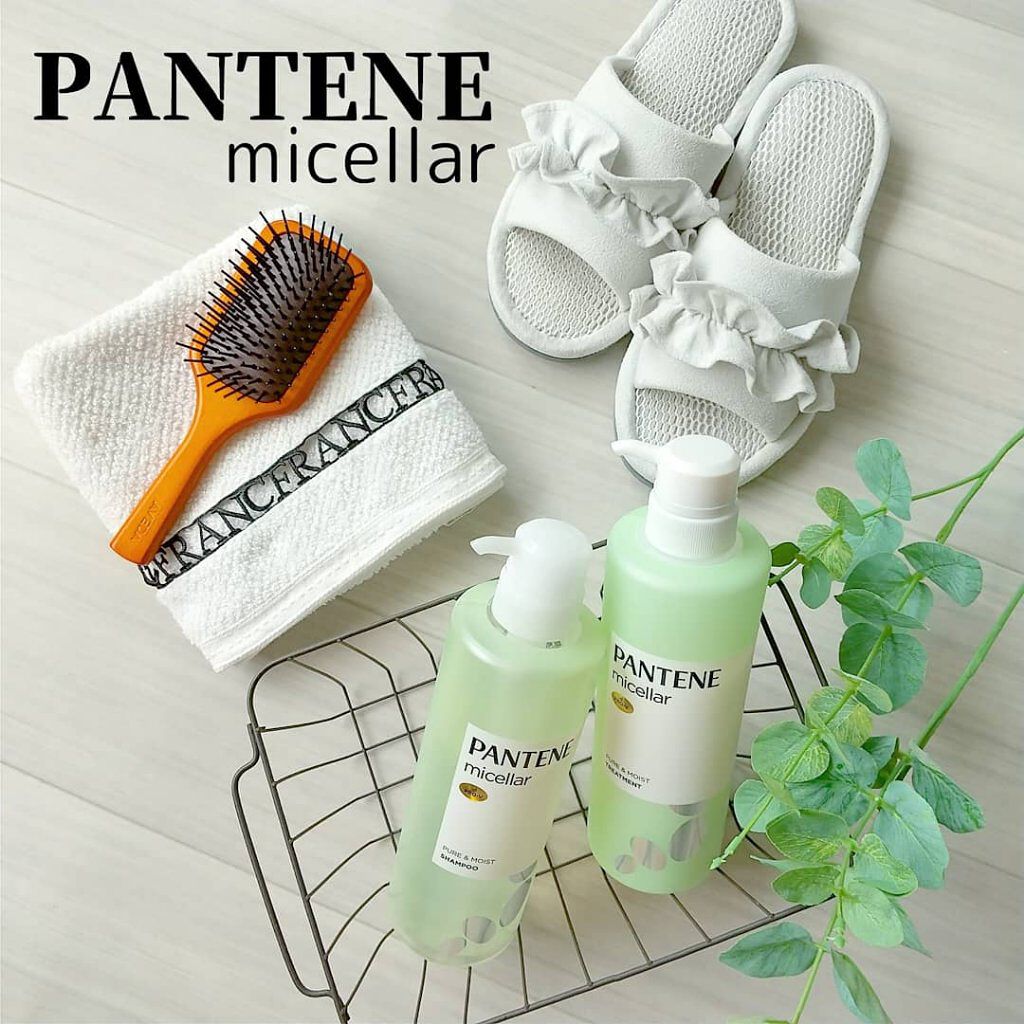 PRO-V ミセラー ピュア＆モイスト ノンシリコンシャンプー/トリートメント シャンプー本体/パンテーン/市販シャンプーを使ったクチコミ（1枚目）