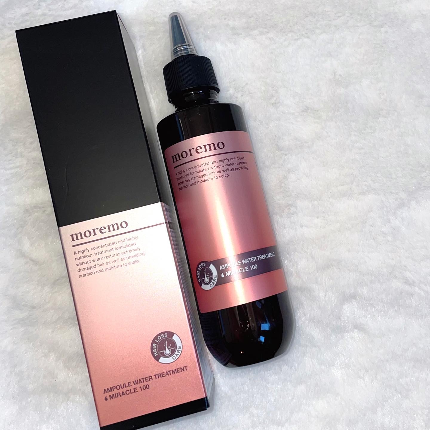 アンプルウォータートリートメント ミラクル100/moremo/洗い流すヘアトリートメントを使ったクチコミ（2枚目）