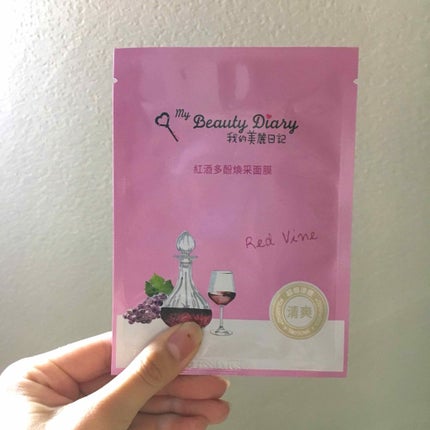 我的美麗日記(私のきれい日記) ぶどうポリフェノールマスク/我的美麗日記/シートマスク・パックを使ったクチコミ(1枚目)