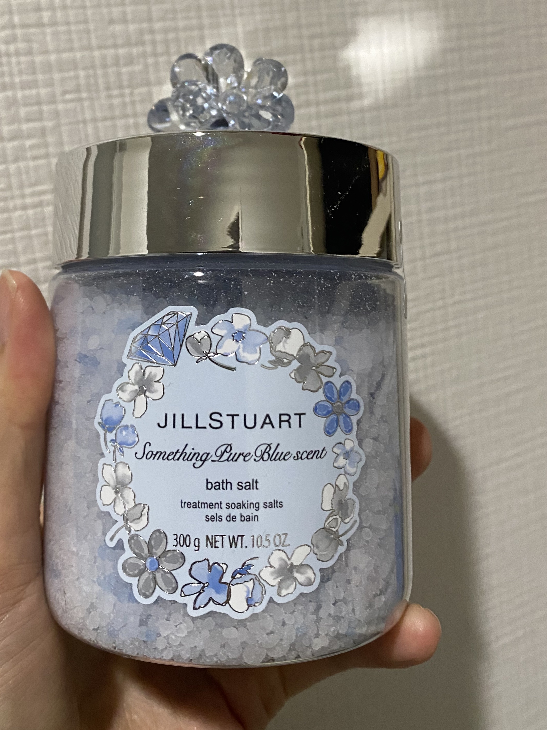 サムシングピュアブルー セント　バスソルト/JILL STUART/無機塩系入浴剤を使ったクチコミ（1枚目）