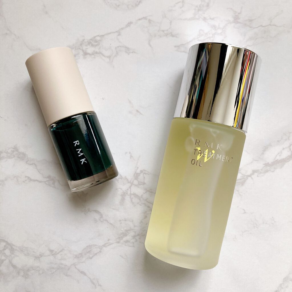 RMK ネイルラッカー 15 Tropic Green トロピック グリーン/RMK/マニキュアを使ったクチコミ（1枚目）