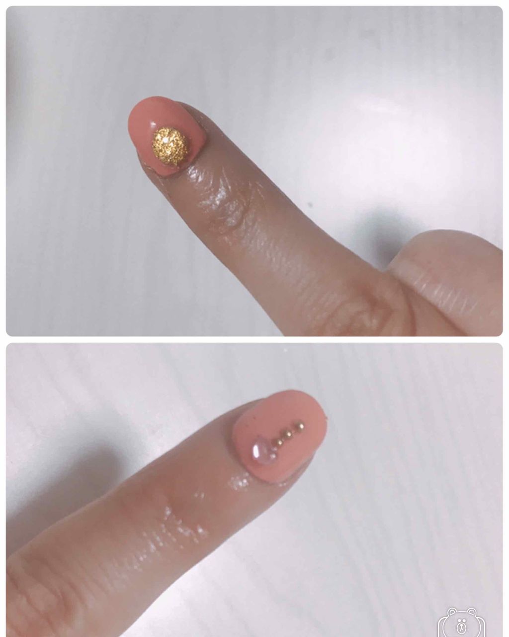 ネイルシール/セリア/ネイルシールを使ったクチコミ(2枚目)