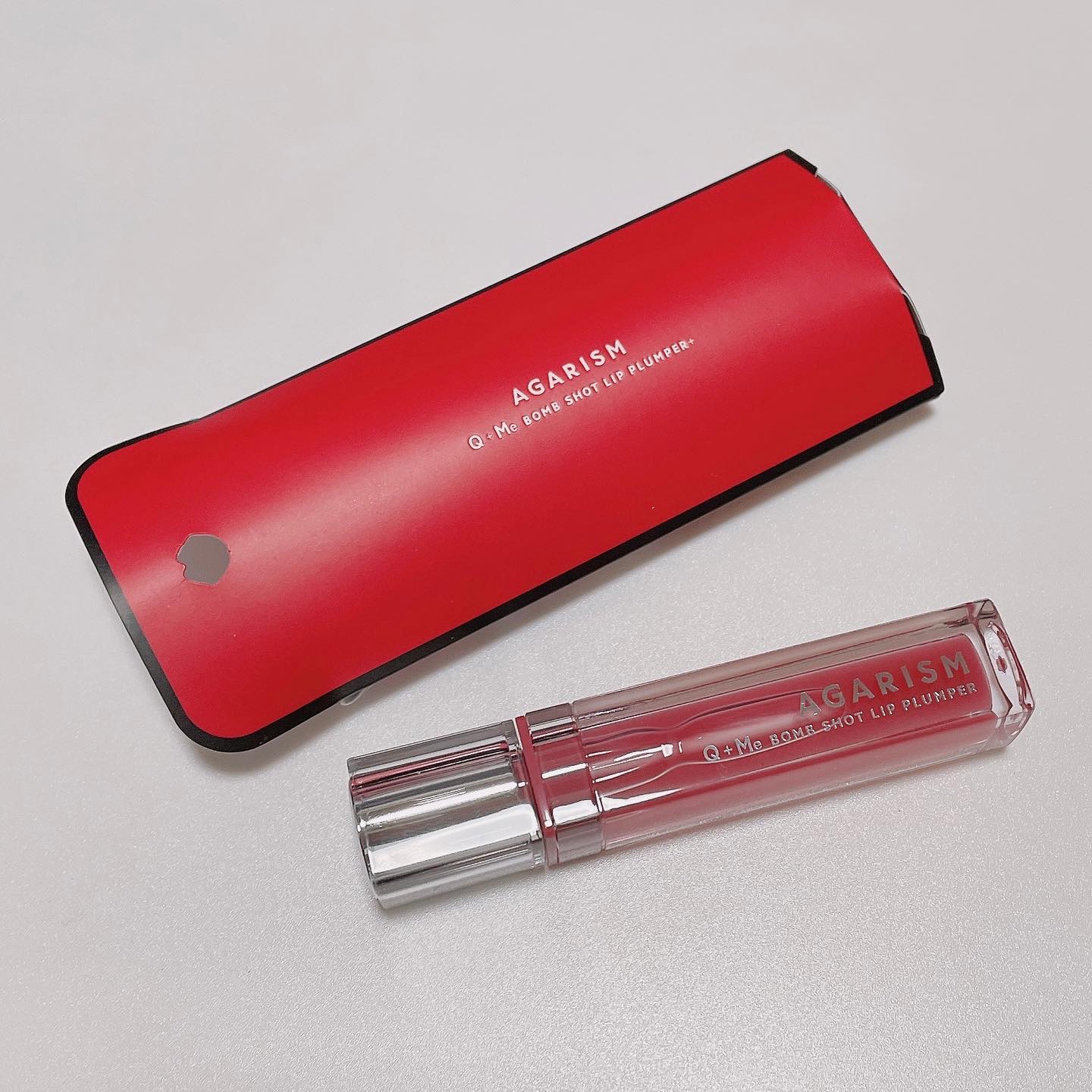 Q+Me　ボムショットリッププランパー+/AGARISM/リッププランパーを使ったクチコミ（1枚目）