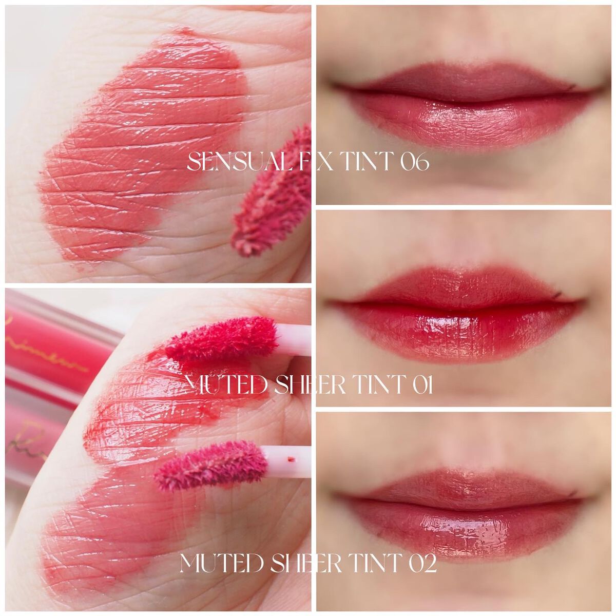 センシュアルフィックスティント/Ririmew/リップティントを使ったクチコミ（3枚目）