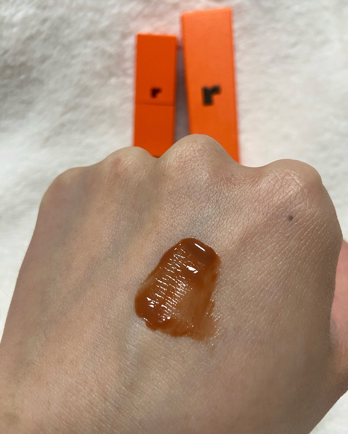 フルーティントブーケ/RICAFROSH/リップティントを使ったクチコミ(3枚目)