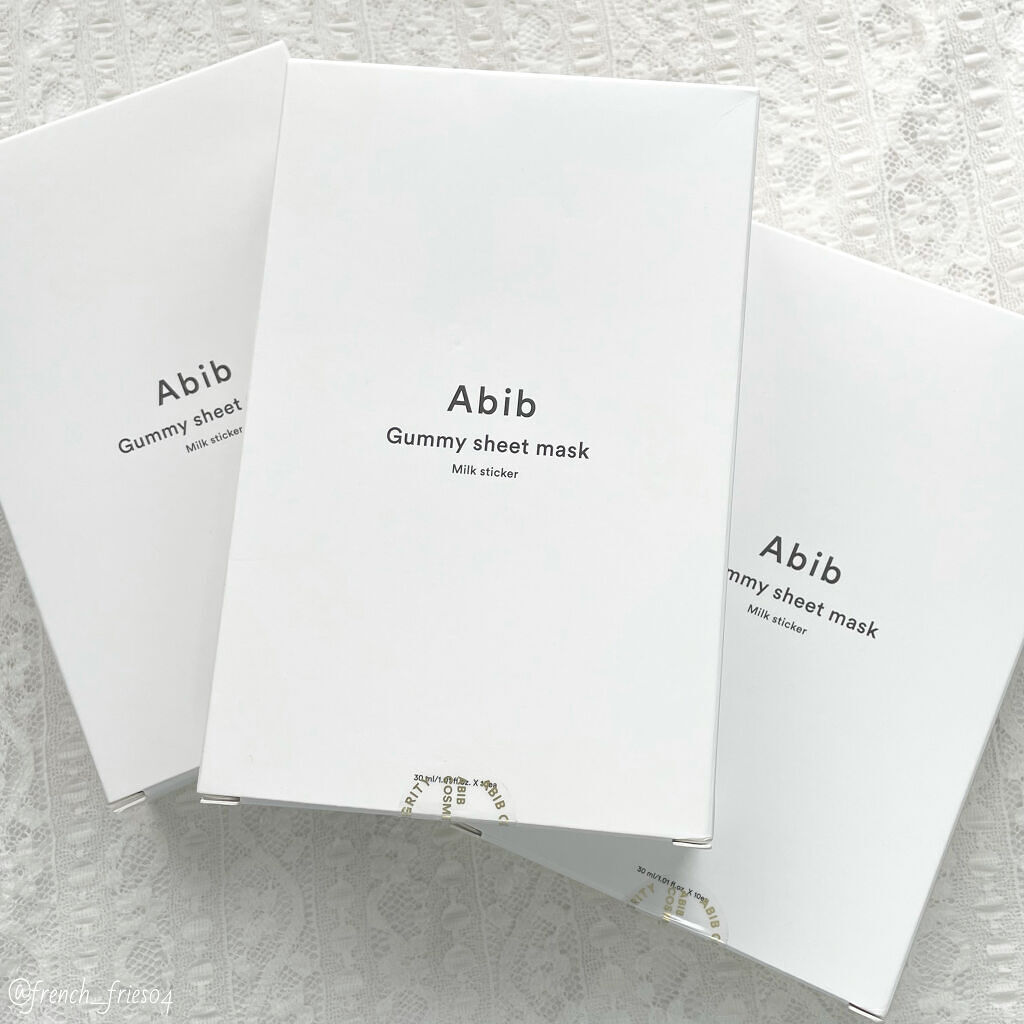 ガムシートマスク コラーゲン※10ミルク※11ステッカー/Abib /シートマスク・パックを使ったクチコミ（2枚目）