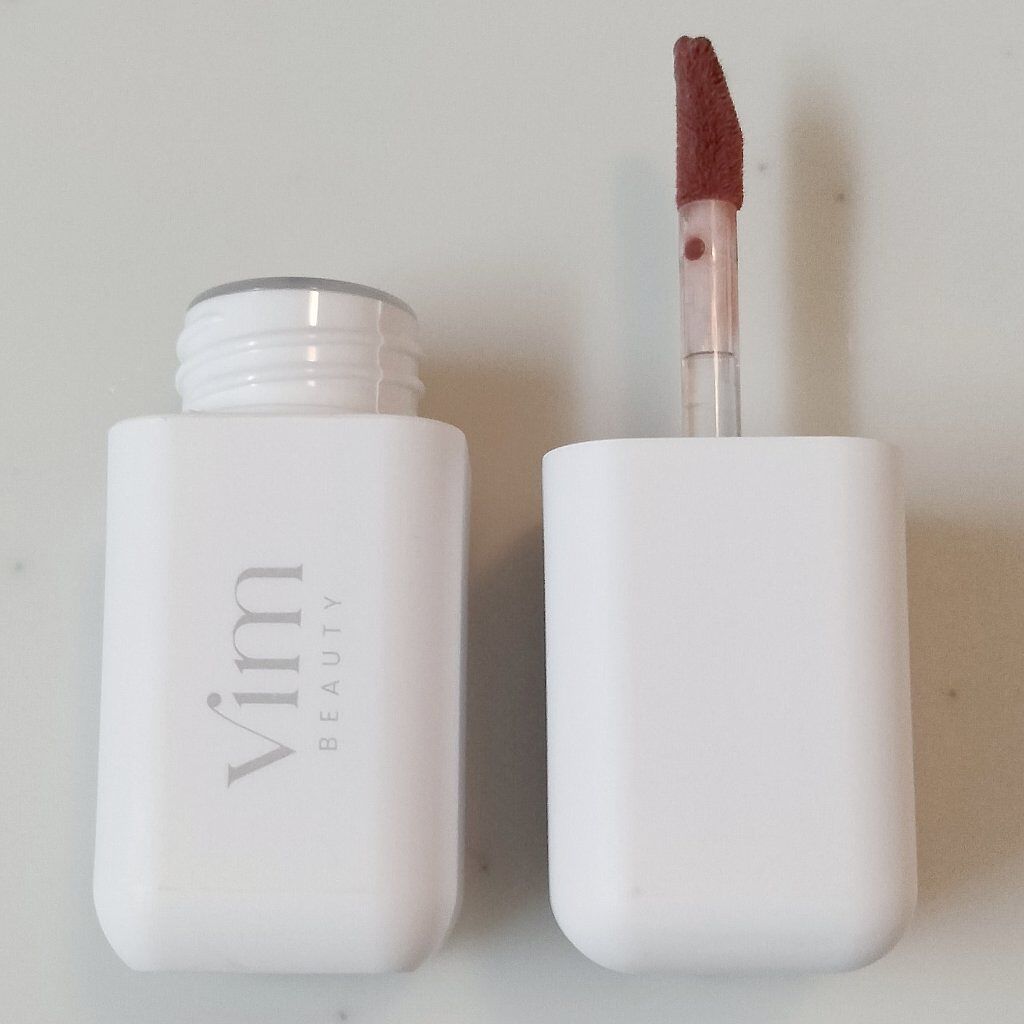 my confidence lip souffle matte  essential mauve pink（無くてはならないモーブピンク）/vim BEAUTY/口紅を使ったクチコミ（2枚目）