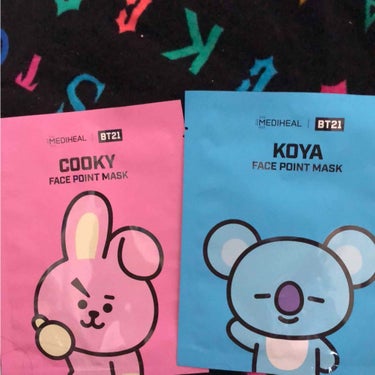 MEDIHEAL BT21 l MEDIHEAL KOYA ポイントパッチのクチコミ「読んでいただきありがとうございます<(_ _)>
このキャラうさたんとコアラが好きなので買いま.....」（1枚目）