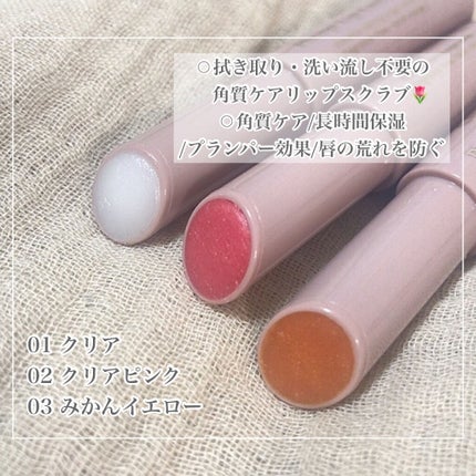 プランプリップケアスクラブ/キャンメイク/リップスクラブを使ったクチコミ(2枚目)