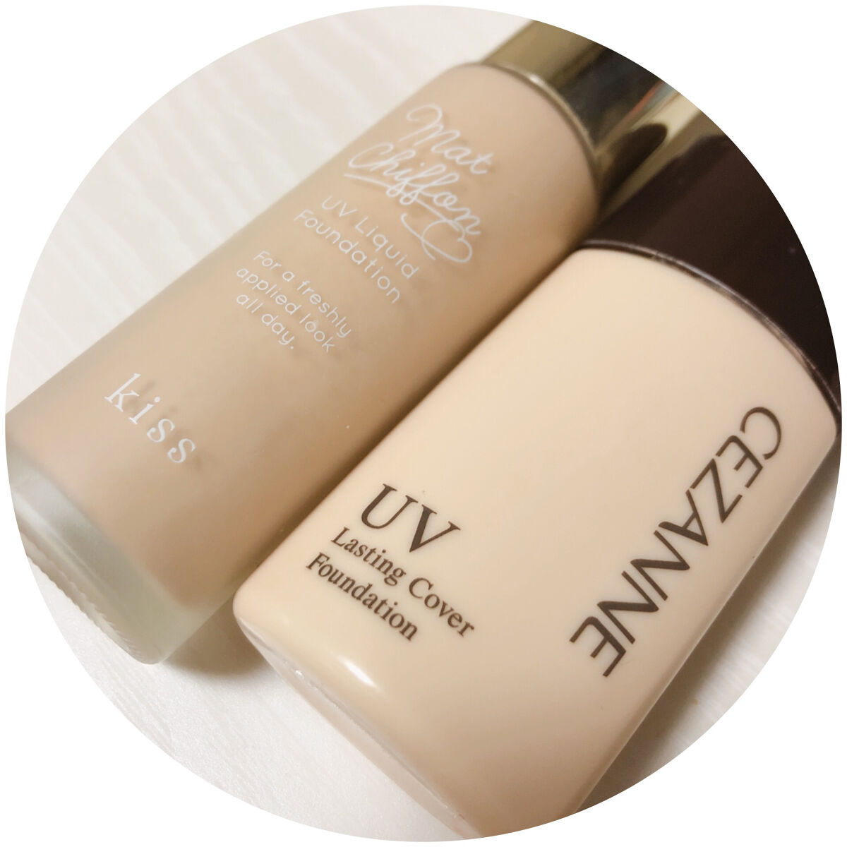 マットシフォン UVリキッドファンデ/KiSS/リキッドファンデーションを使ったクチコミ（1枚目）