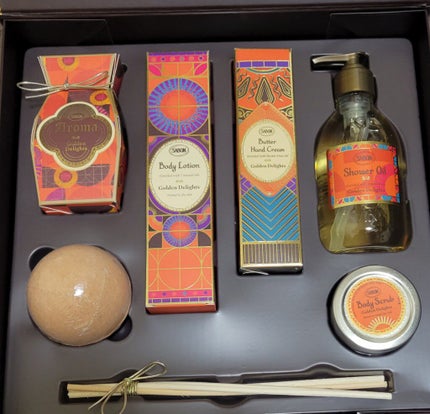 ホリデーギフト ゴールデン ・ ディライト/SABON/その他キットセットを使ったクチコミ(2枚目)