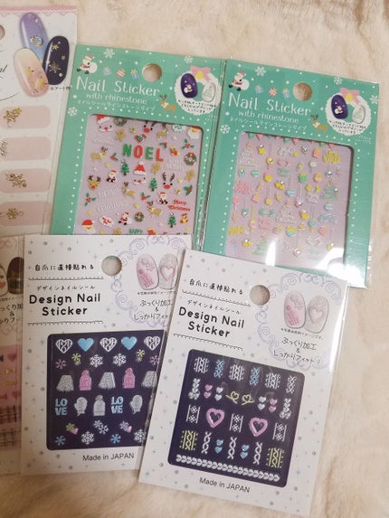 ネイルシール/セリア/ネイルシールを使ったクチコミ(2枚目)