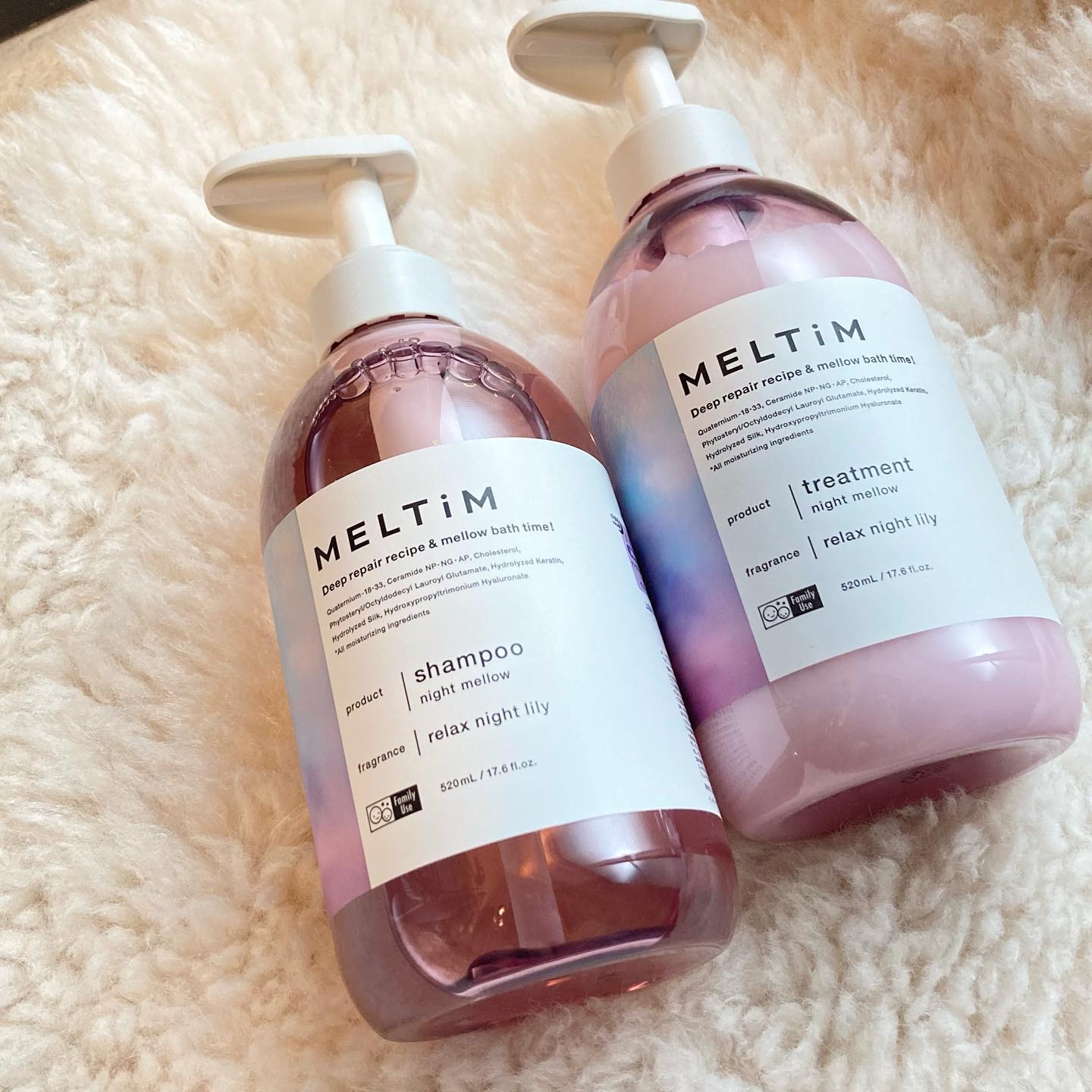 ナイトメロウ シャンプー/トリートメント トリートメント本体 520ml/MELTiM/市販シャンプーを使ったクチコミ（2枚目）