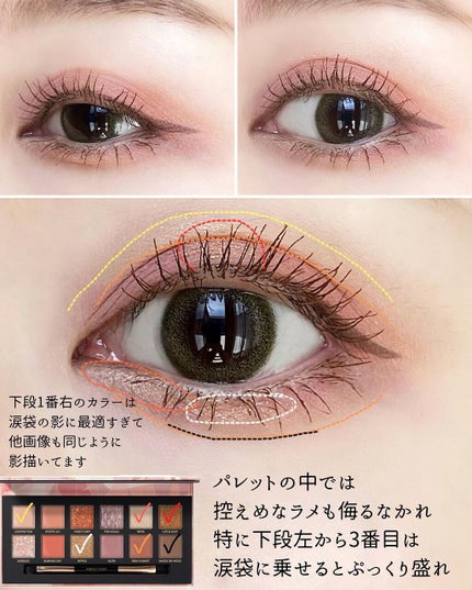 エクスプローラ12色 動物アイシャドウパレット/PERFECT DIARY/アイシャドウパレットを使ったクチコミ(5枚目)