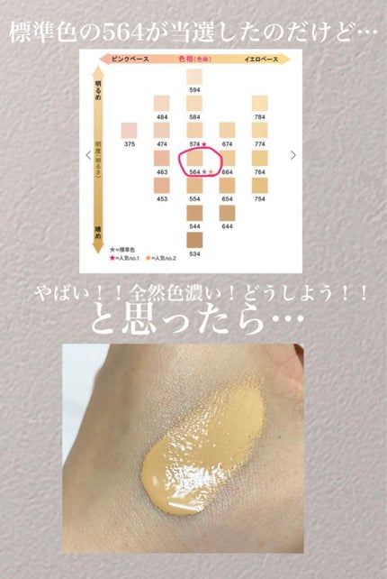 (旧)アンリミテッド ラスティング フルイド/shu uemura/リキッドファンデーションを使ったクチコミ(3枚目)