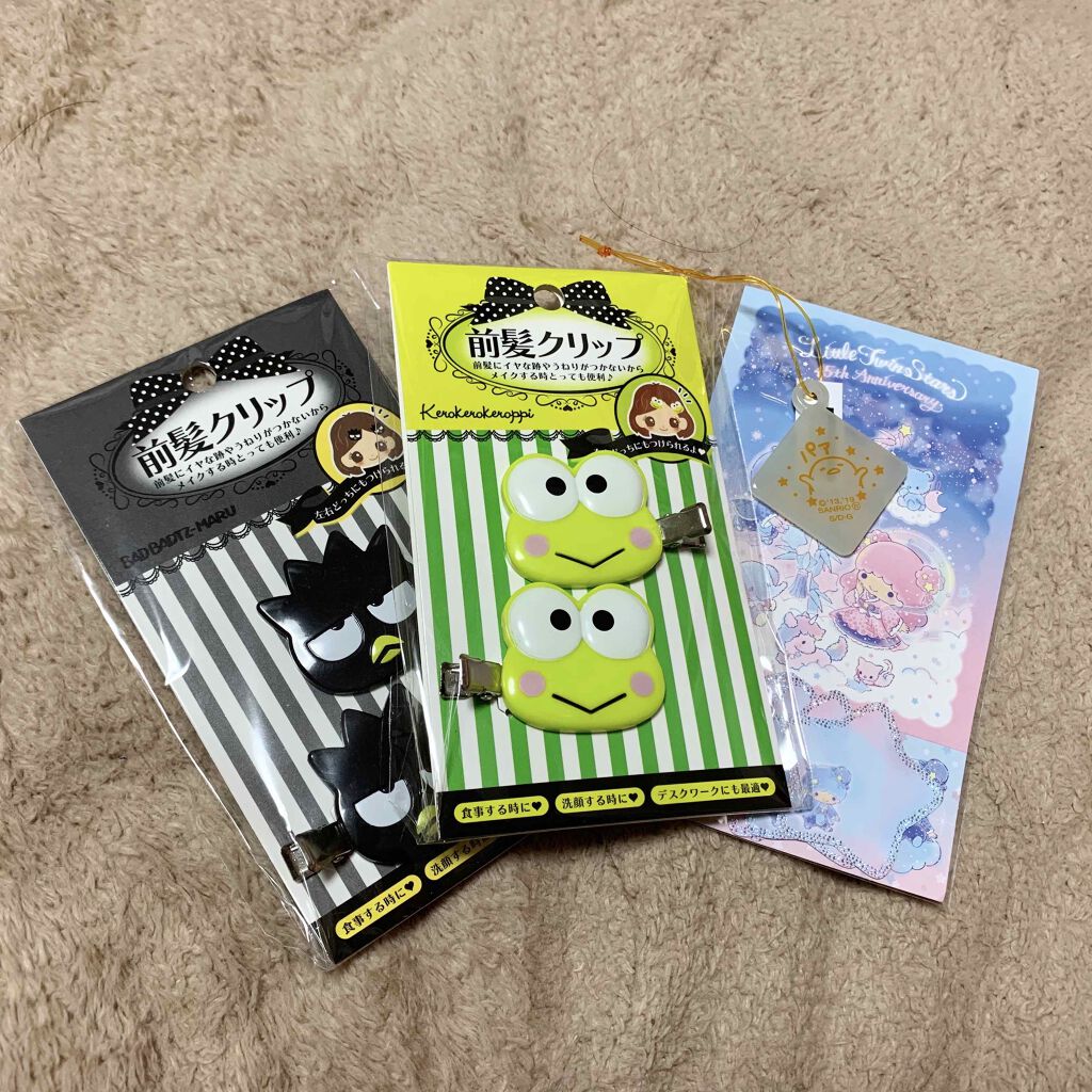 前髪クリップ/サンリオ/ヘアアクセサリーを使ったクチコミ(1枚目)