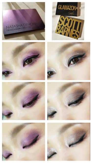 GLAMAZON PIGMENT PALETTE/Scott Barnes/パウダーアイシャドウを使ったクチコミ（3枚目）