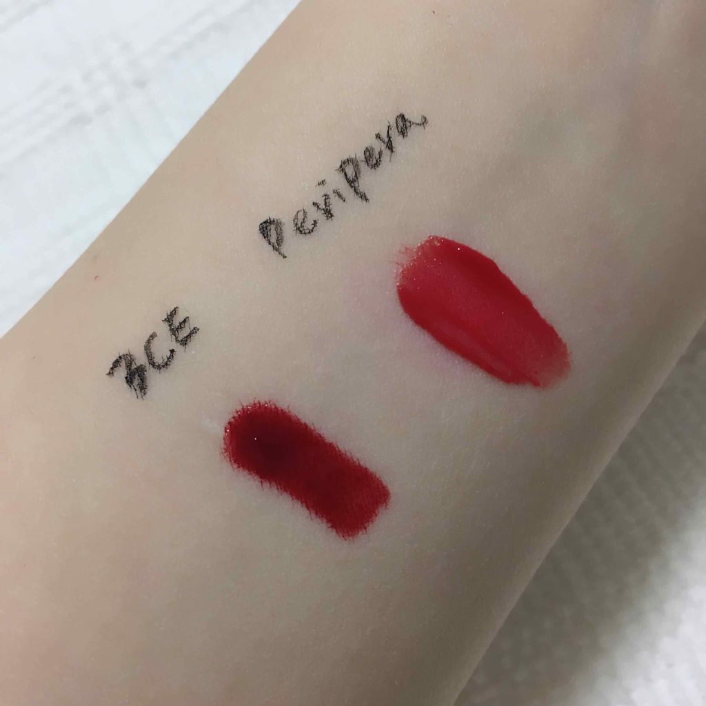 インク ベルベット/PERIPERA/口紅を使ったクチコミ(2枚目)