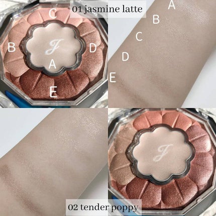 ジルスチュアート ブルームクチュール アイズ/JILL STUART/アイシャドウパレットを使ったクチコミ(4枚目)