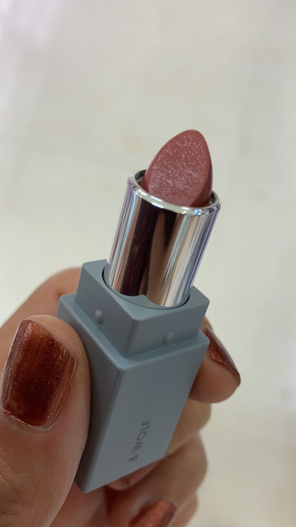 トリートメントニュアンスルージュ cherish/& WOLF/口紅を使ったクチコミ（2枚目）