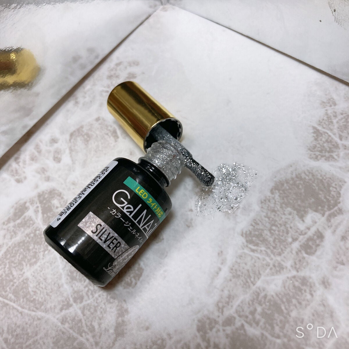 ジェルネイル(ライト対応)/セリア/ジェルネイルを使ったクチコミ(4枚目)