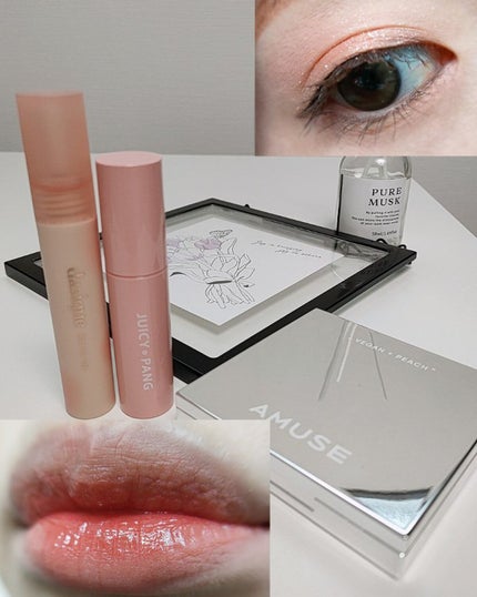 アイ ヴィーガン シアーパレット/AMUSE/アイシャドウパレットを使ったクチコミ(4枚目)